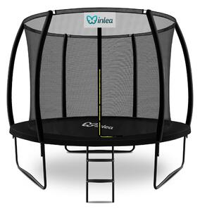 INLEA ULTIMATE Jump Trampolína 305 cm s vnútornou ochrannou sieťou - čierna