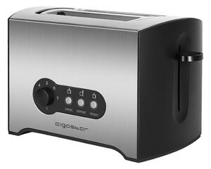 Aigostar - Hriankovač s dvomi otvormi 900W/230V chróm