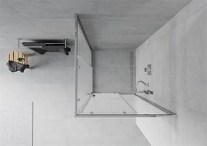 Mexen RIO - Štvorcový sprchovací kút 70x70 cm, nepriehľadné-mráz, 860-070-070-01-30
