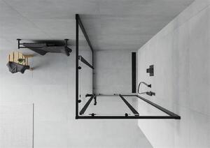Mexen RIO - Štvorcový sprchovací kút 80x80 cm, čierna, 860-080-080-70-00