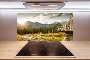 Dekoračný panel sklo Dom v horách pksh-93028328