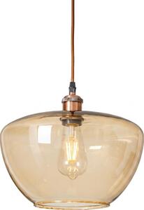 Závesný luster SEVENTIES E27/60W/230V dymový/hnedý