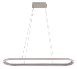 LED luster na lanku CASHMERE LED/80W/230V 30x100 cm béžový