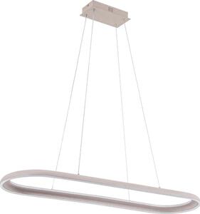 LED luster na lanku CASHMERE LED/80W/230V 30x100 cm béžový
