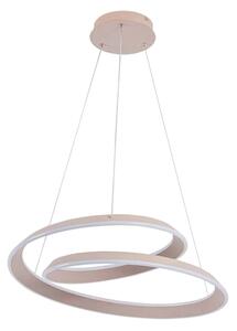 LED luster na lanku CASHMERE LED/75W/230V pr. 60 cm béžový