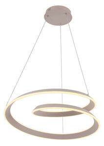 LED luster na lanku CASHMERE LED/75W/230V pr. 60 cm béžový