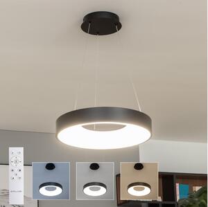 Brilagi - LED stmievateľný luster na lanku FALCON II LED/67W/230V pr. 40 cm čierny + diaľkový ovládač