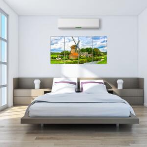 Obraz veterného mlyna (Obraz 160x80cm)