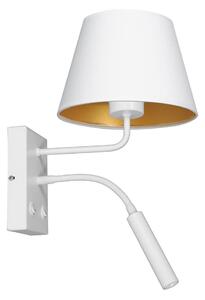 Nástenná lampa ARDEN 1xE27/60W+1xG9/8W/230V biela/zlatá