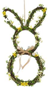Florasystém 240225 - Záves zajac prútie s vajíčkami 60cm