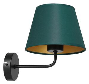 Nástenná lampa ARDEN 1xE27/60W/230V zelená/zlatá