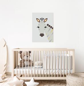 Detský obraz - Geometrická Zebra 50 x 40 cm