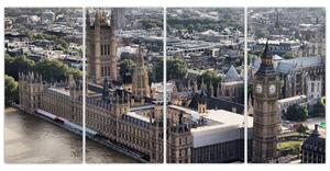 Britský parlament, obraz (Obraz 160x80cm)