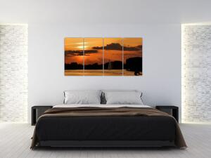 Západ slnka na mori (Obraz 160x80cm)