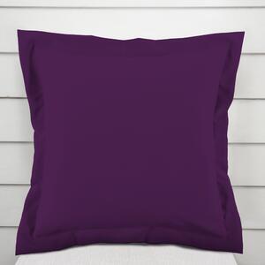 Biante Dekoračná obliečka na vankúš s lemom Rongo RG-064 Tmavo fialová 30 x 50 cm