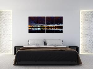 Nočné mesto, obraz (Obraz 160x80cm)