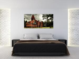Tehlový dom - obraz (Obraz 160x80cm)