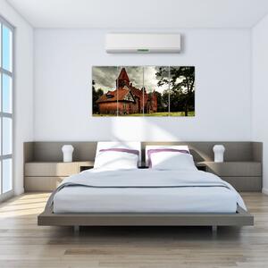 Tehlový dom - obraz (Obraz 160x80cm)