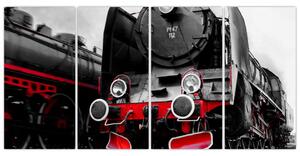 Stará lokomotíva - obraz (Obraz 160x80cm)