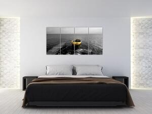 Loď v prístave - obraz (Obraz 160x80cm)