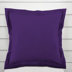 Biante Dekoračná obliečka na vankúš s lemom Rongo RG-082 Tmavo fialová 30 x 50 cm