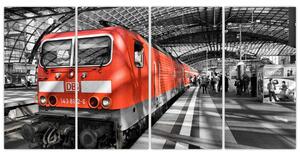 Obraz vlaku (Obraz 160x80cm)