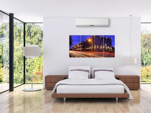 Nočné ulice - obraz do bytu (Obraz 160x80cm)