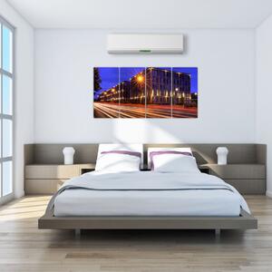 Nočné ulice - obraz do bytu (Obraz 160x80cm)