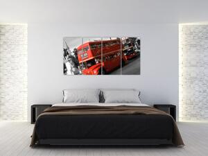 Anglický autobus Double-decker - obraz (Obraz 160x80cm)