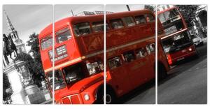 Anglický autobus Double-decker - obraz (Obraz 160x80cm)