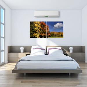 Jesenné stromy - moderný obraz (Obraz 160x80cm)