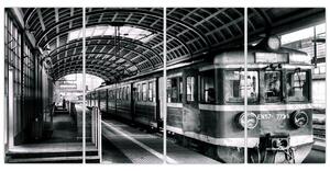 Obraz vlakovej stanice (Obraz 160x80cm)