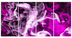 Obraz - fialový dym (Obraz 160x80cm)