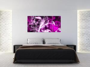 Obraz - fialový dym (Obraz 160x80cm)