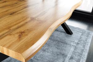 Jedálenský stôl Divoký 180cm vzhľad divoký dub 50mm