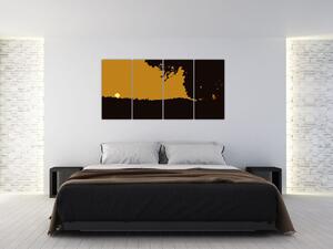 Západ slnka - obraz do bytu (Obraz 160x80cm)