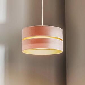 Závesná lampa Golden Duo Ø 40 cm ružová/zlatá