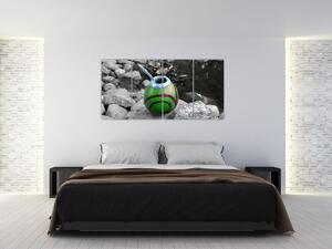 Zelený hrnček - obraz (Obraz 160x80cm)