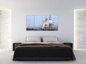 Loď - obraz (Obraz 160x80cm)