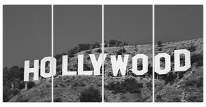 Nápis Hollywood - obraz (Obraz 160x80cm)
