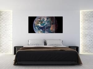 Zemeguľa - obraz (Obraz 160x80cm)