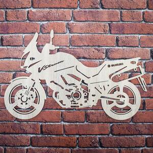 DUBLEZ | Drevená motorka na stenu - Suzuki V-Strom