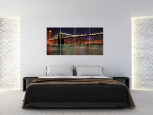 Svetelný most - obraz (Obraz 160x80cm)