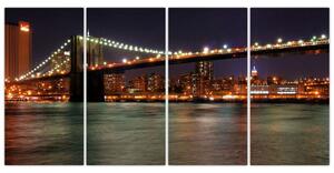 Svetelný most - obraz (Obraz 160x80cm)