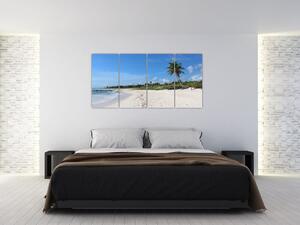 Exotická pláž - obraz (Obraz 160x80cm)