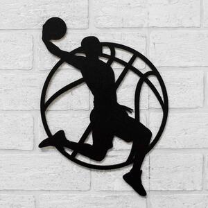 DUBLEZ | Darček pre basketbalistu - Drevená nálepka