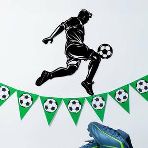 DUBLEZ | Drevený športový obraz na stenu - Futbalista