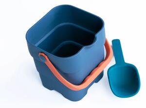 Pellianni Silikónové skladacie vedierko s lopatkou Blue