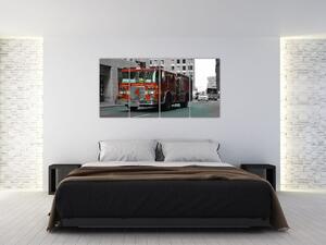 Hasičské auto - obraz (Obraz 160x80cm)