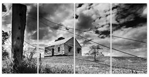 Opustený dom - obraz (Obraz 160x80cm)
